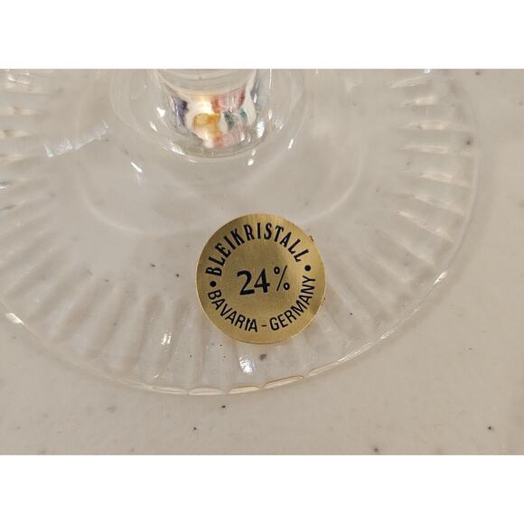 Set Of 6 Vintage JOSKA MOSEL Cut To Clear Wine Glasses New Vintage - Picture 7 of 14